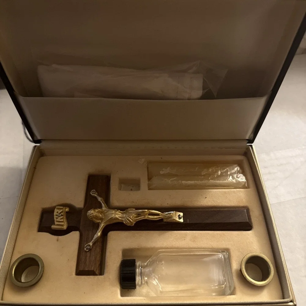 Vtg Last Rites /Illness Sacred Set. Rare. Unused But Pre Owned.